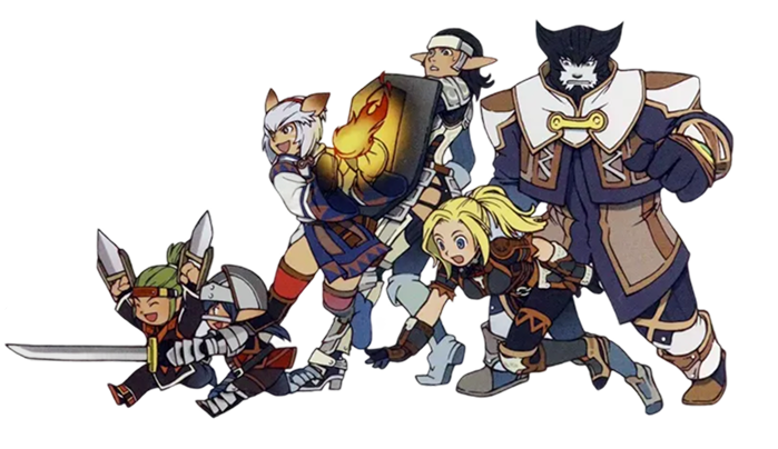 FFXI 冒险者队伍并肩前行